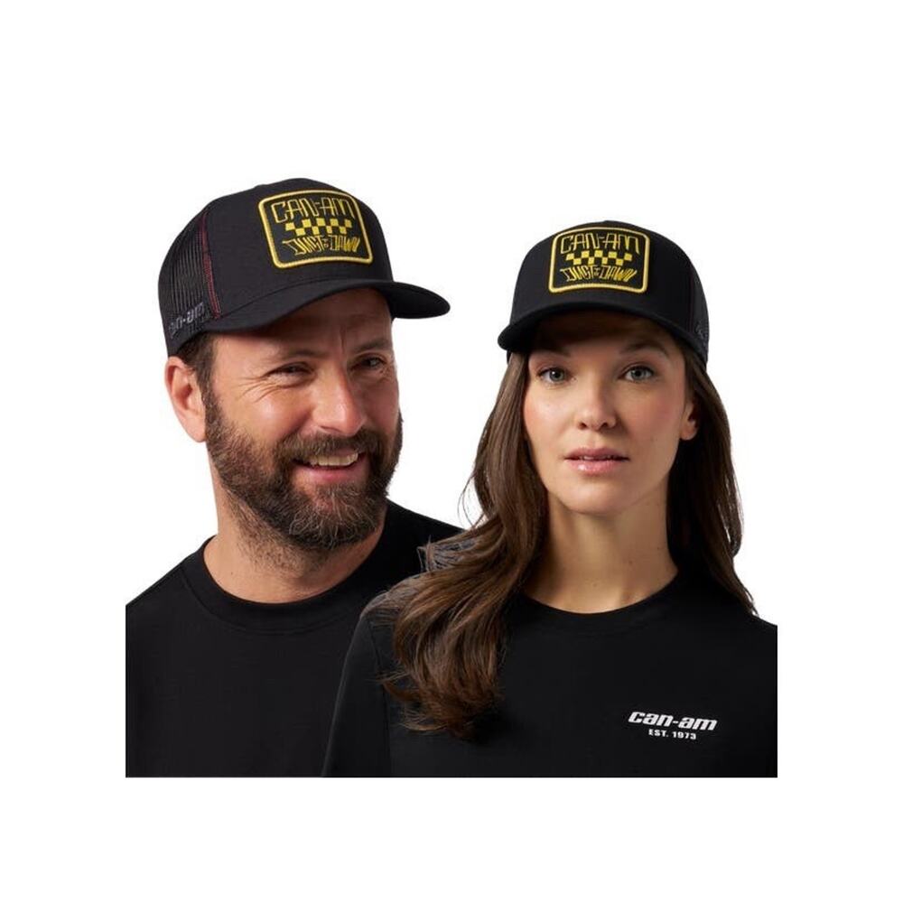 NWT Can Am Unisex CAN-AM X Fasthouse Dust Mesh Cap Hat Trucker Dad New